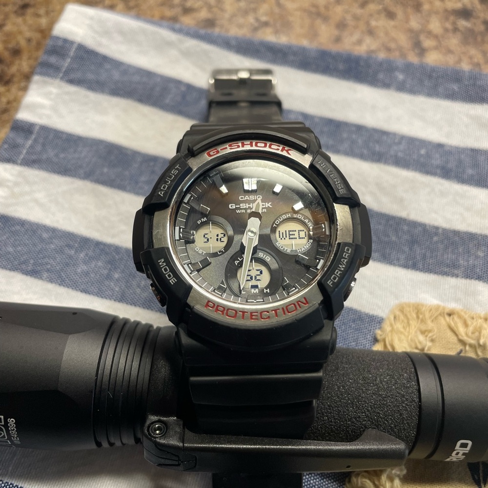 G shock tough solar, solar powered watch